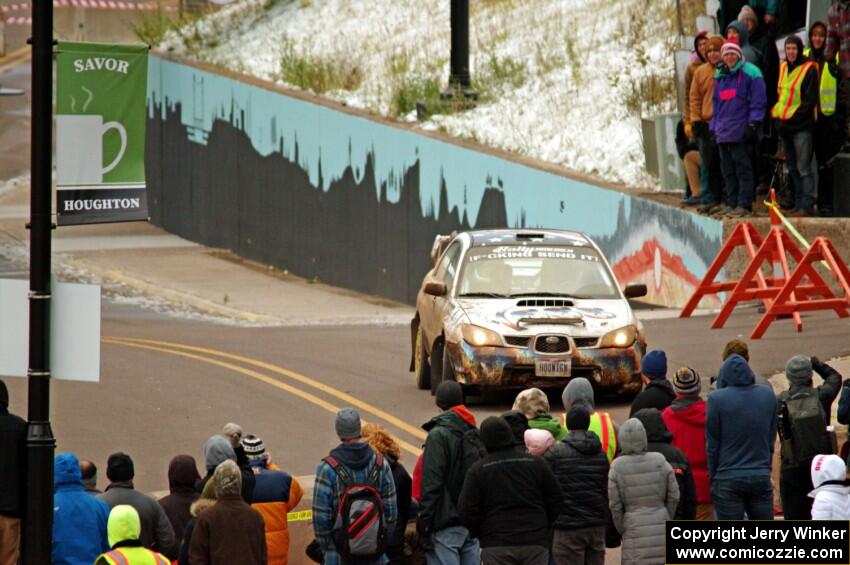 Caner Yildiz / Bryce Proseus Subaru Impreza on SS15 (Lakeshore Drive).