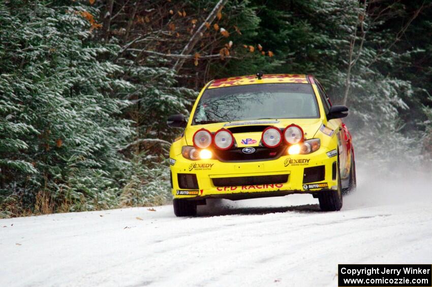 Lauchlin O'Sullivan / Alex Putnam Subaru WRX STi on SS2.