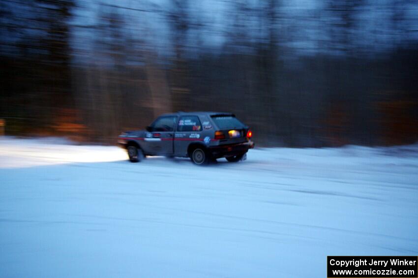 Elwood Niemi, Jr. / Marty Passuello VW GTI on SS3.