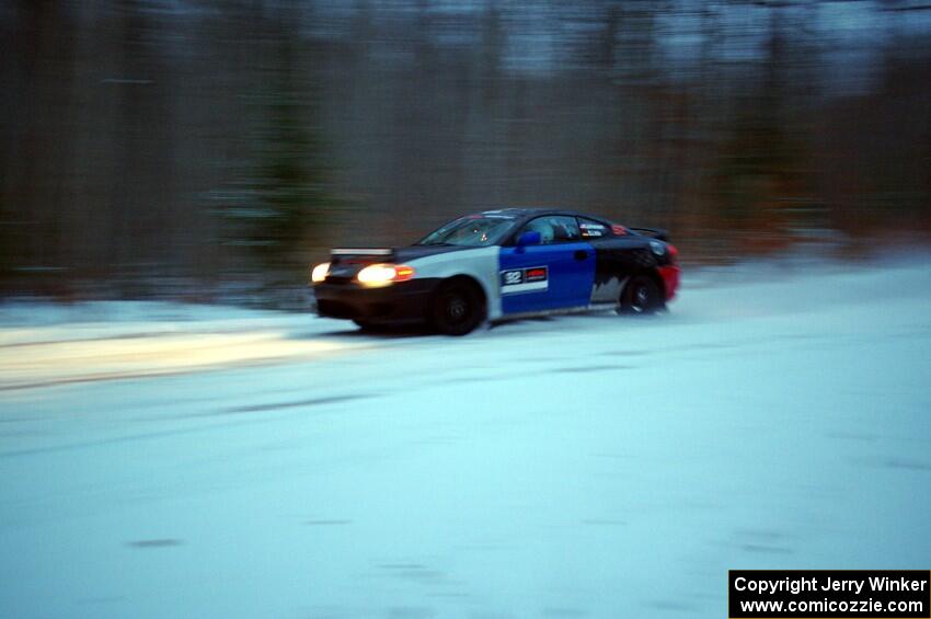 Paul Johansen / Susi Little Hyundai Tiburon on SS3.