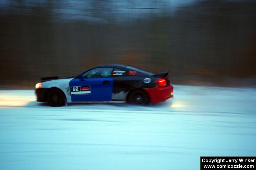 Paul Johansen / Susi Little Hyundai Tiburon on SS3.