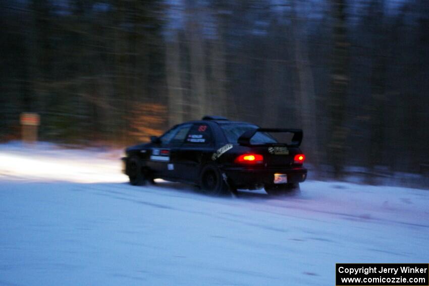 Jacob Kohler / Zach Houliston Subaru Impreza on SS3.