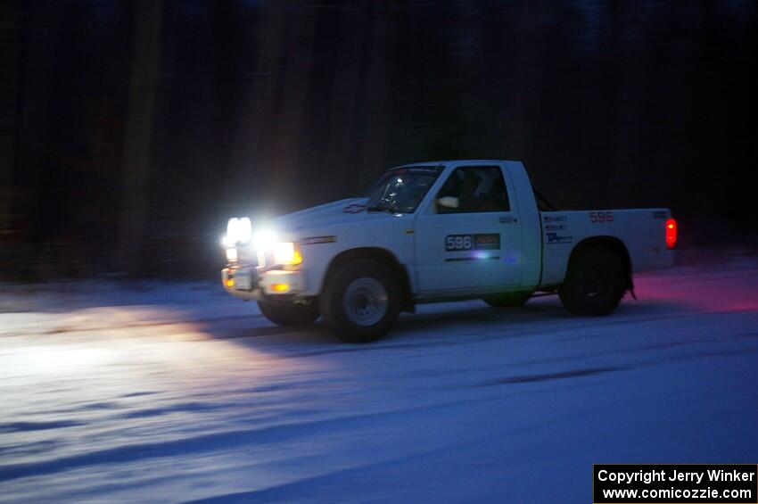 Scott Parrott / Ian Holmes Chevy S-10 on SS3.