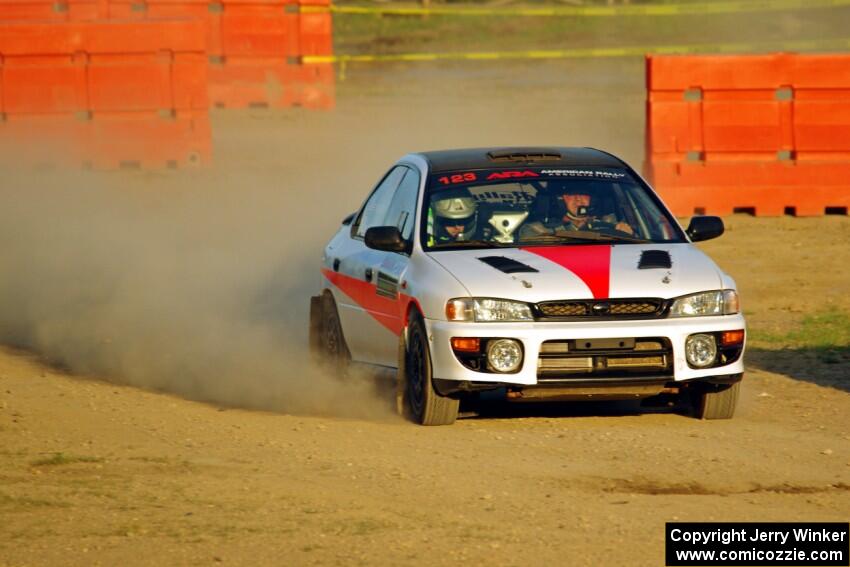 Mike Engle / Danny Norkus Subaru Impreza 2.5RS on SS1.