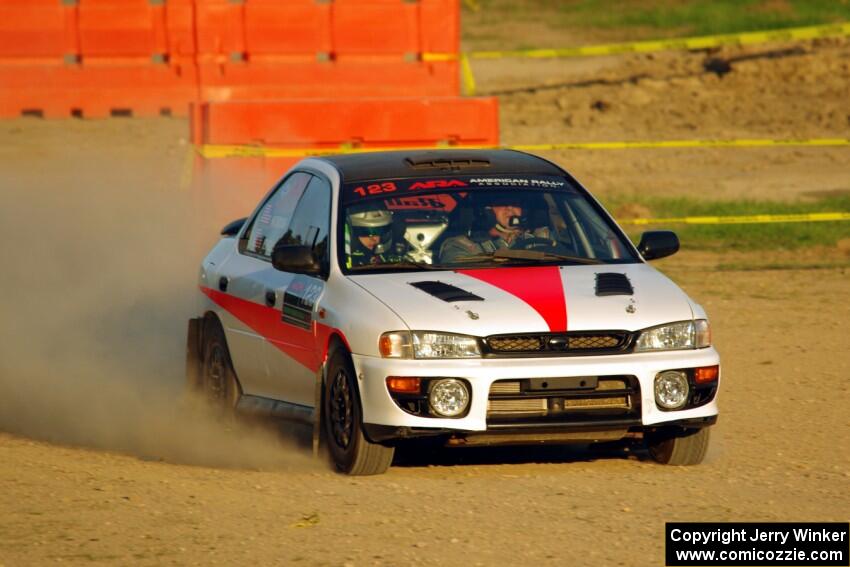 Mike Engle / Danny Norkus Subaru Impreza 2.5RS on SS1.