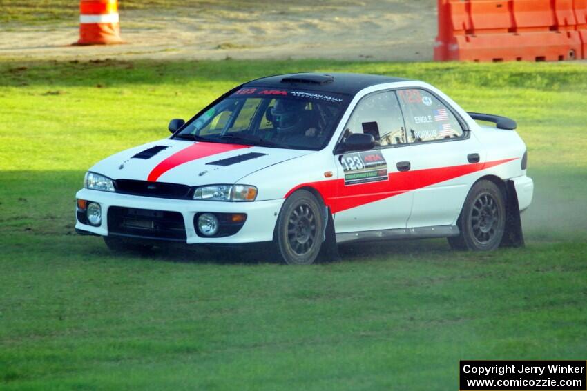 Mike Engle / Danny Norkus Subaru Impreza 2.5RS on SS1.