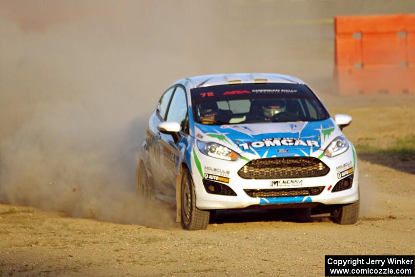 Keanna Erickson-Chang / Alex Gelsomino Ford Fiesta R1+ on SS1.