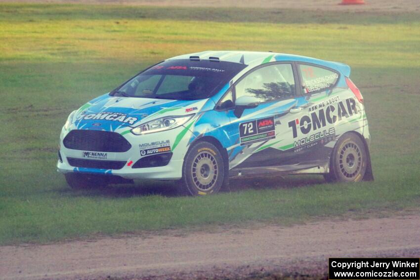 Keanna Erickson-Chang / Alex Gelsomino Ford Fiesta R1+ on SS1.