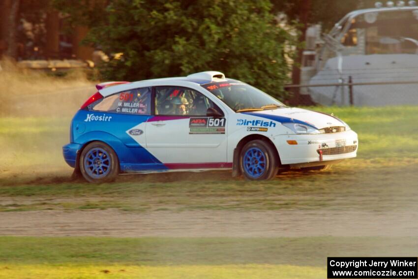 Chris Miller / Michelle Miller Ford Focus ZX3 on SS2.