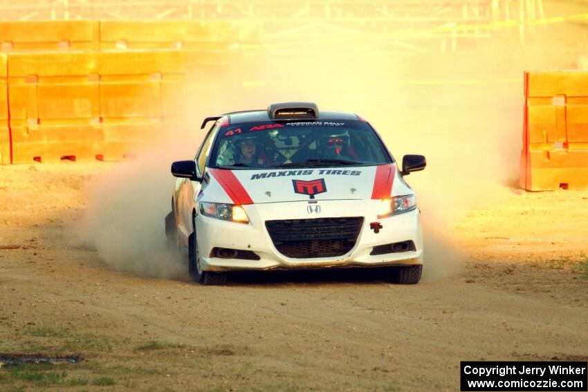 Chris Sladek / Zach Pfeil Honda CRZ on SS1.