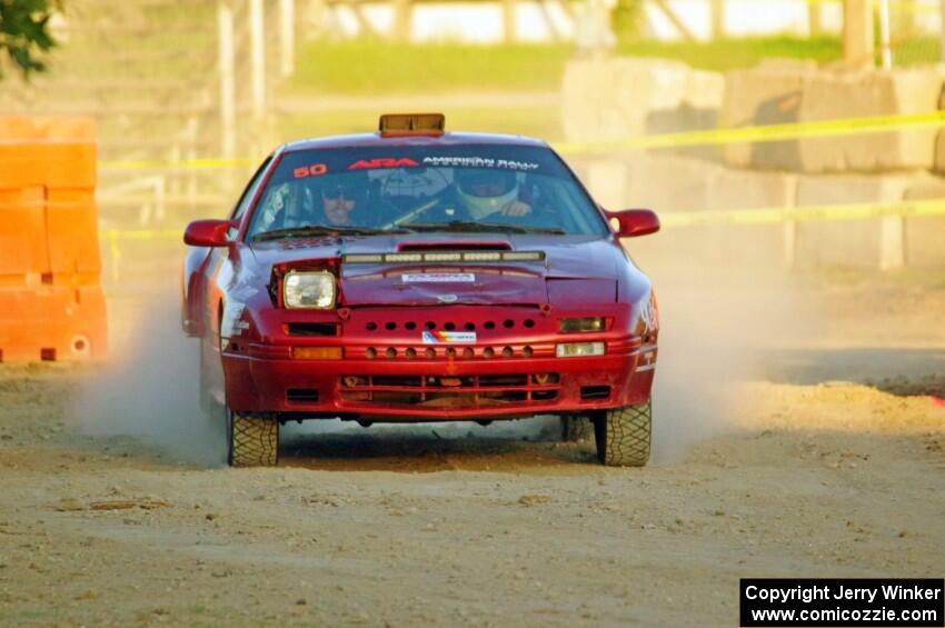 Al Dantes, Jr. / R.J. Kassel Mazda RX-7 LS on SS1.