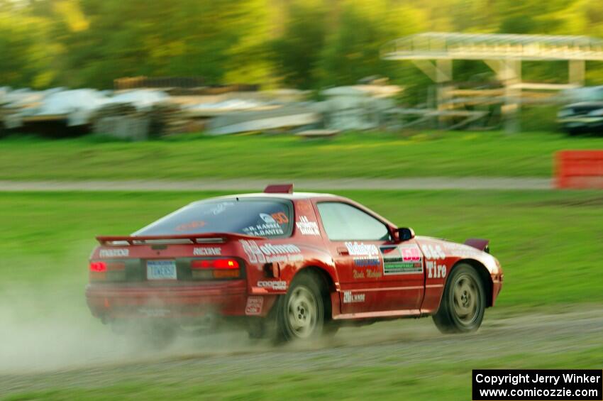 Al Dantes, Jr. / R.J. Kassel Mazda RX-7 LS on SS1.