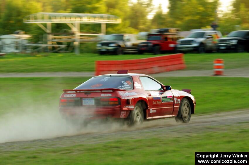 Al Dantes, Jr. / R.J. Kassel Mazda RX-7 LS on SS1.