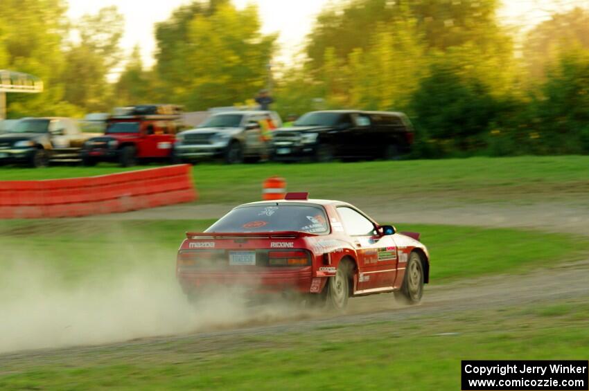 Al Dantes, Jr. / R.J. Kassel Mazda RX-7 LS on SS1.