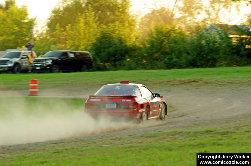 Al Dantes, Jr. / R.J. Kassel Mazda RX-7 LS on SS1.