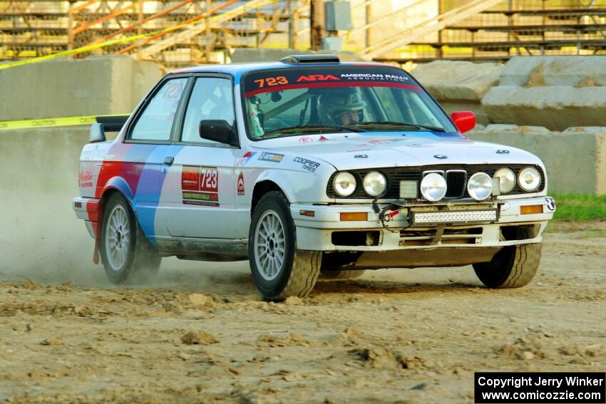 Calvin Cooper / Kelsey Stephens BMW 318is on SS1.