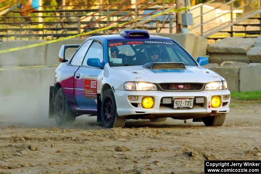 Tyler Matalas / Ian Hoge Subaru Impreza on SS1.