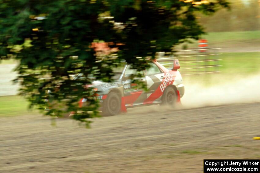 Jovan Kelsey / Mike Lovejoy Subaru WRX on SS1.