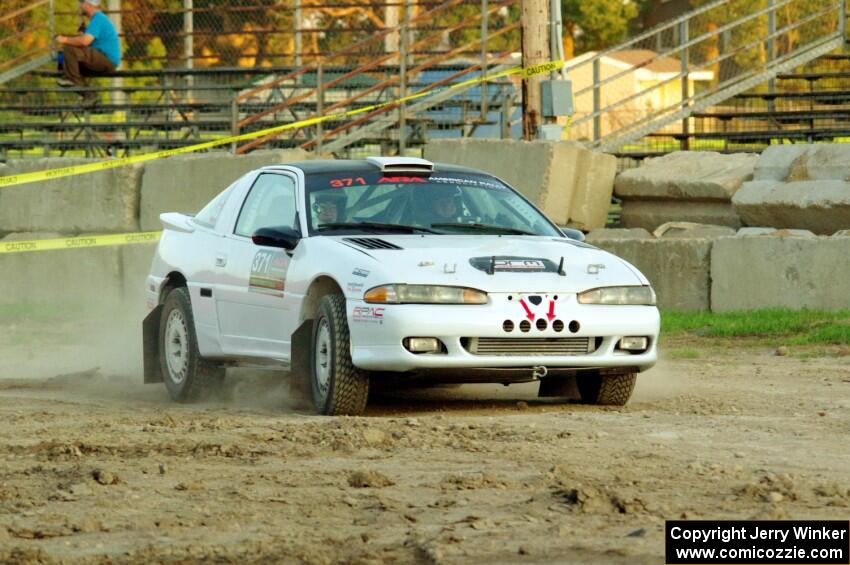 Czarek Kuczaj / David Ma Mitsubishi Eclipse on SS1.