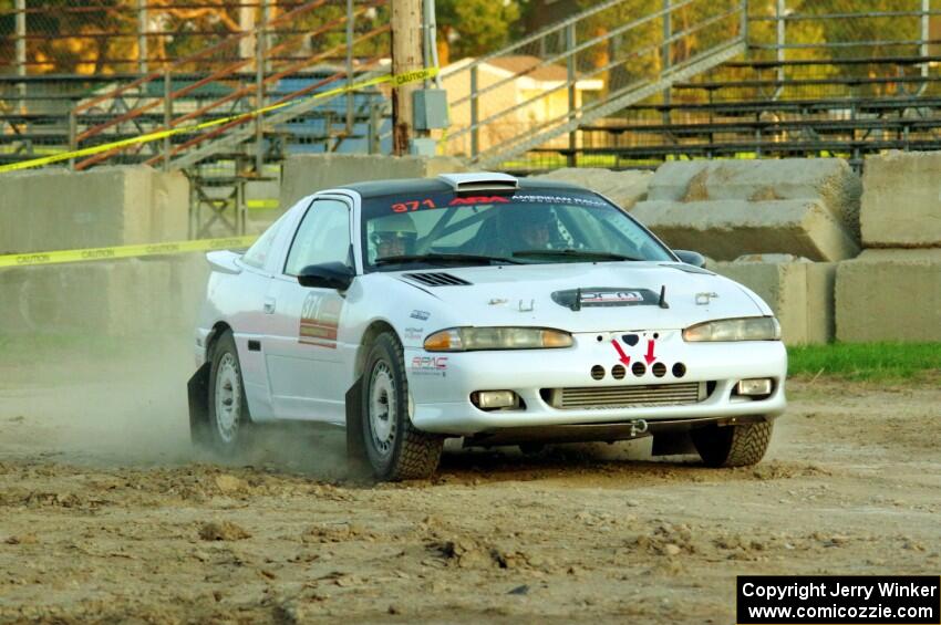 Czarek Kuczaj / David Ma Mitsubishi Eclipse on SS1.