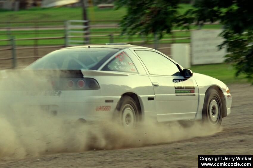 Czarek Kuczaj / David Ma Mitsubishi Eclipse on SS1.