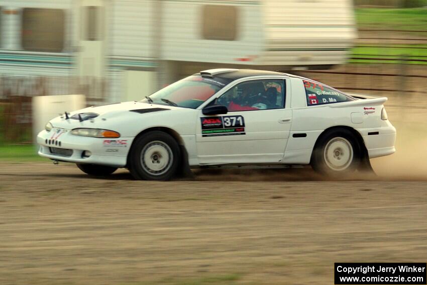 Czarek Kuczaj / David Ma Mitsubishi Eclipse on SS1.