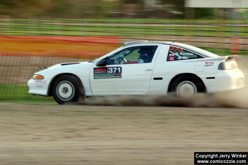 Czarek Kuczaj / David Ma Mitsubishi Eclipse on SS1.