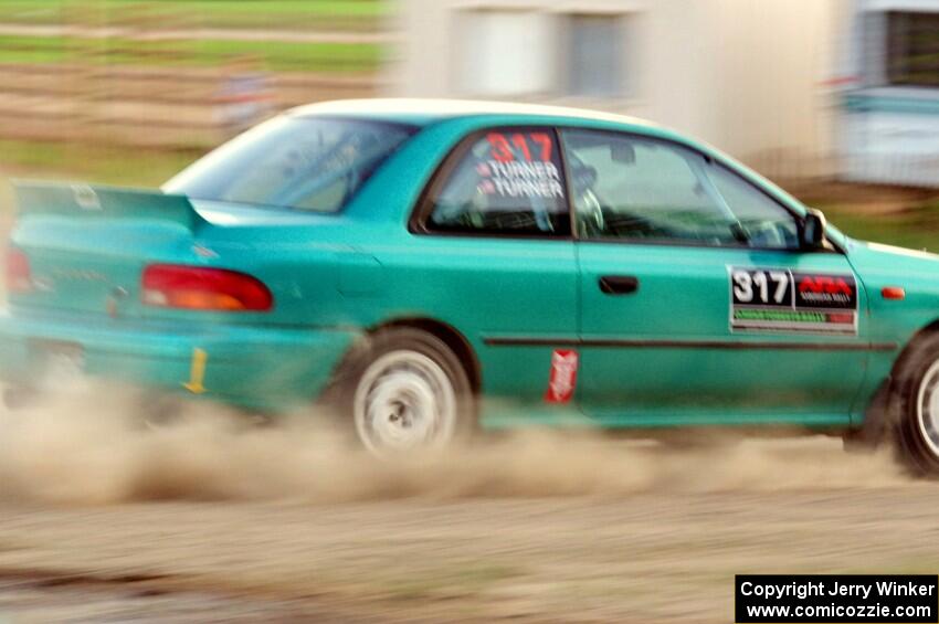 Kyle Turner / Kevin Turner Subaru Impreza on SS1.