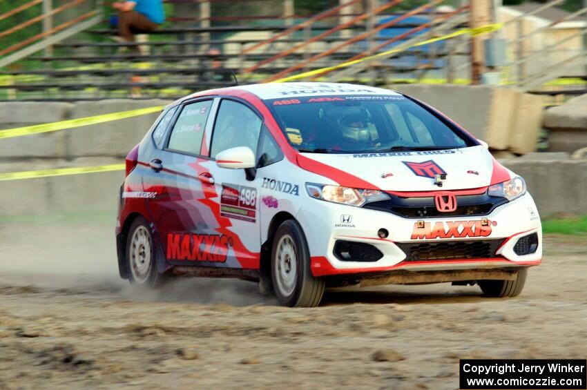 John Sharps / Gabriel Nieves Honda Fit on SS1.