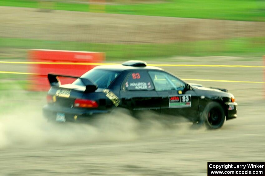 Jacob Kohler / Zach Houliston Subaru Impreza on SS1.