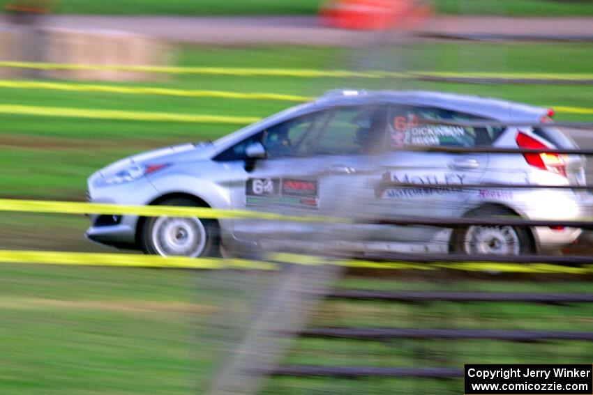 Paul Dickinson / Krista Skucas Ford Fiesta on SS1.