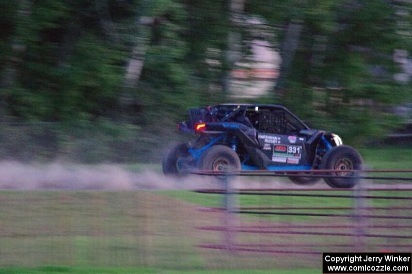 Tadd Rigsby / Camron Harshman Can-Am Maverick X3 on SS2.