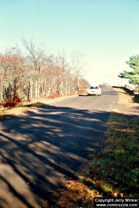 Colin McCleery / Jeff Secor Ford Sierra XR4Ti at speed on SS16, Brockway Mt.