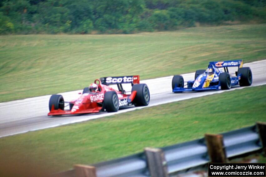 Robby Gordon's Lola T-91/00/Ford Cosworth XB and Raul Boesel's Lola T-92/00/Chevy