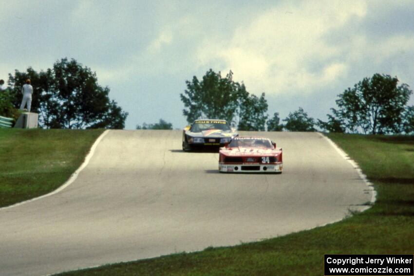 Walter Payton's Ford Mustang and Phil Bartelt's Ford Mustang