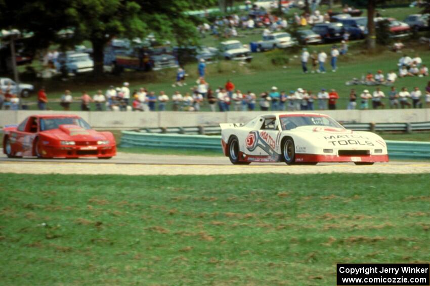 Bob Patch's Chevy Camaro and Jim Trotnow's Chevy Beretta