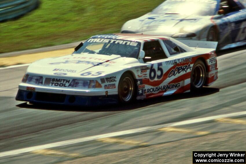 Jim Stevens' Ford Mustang and Irv Hoerr's Chevy Camaro