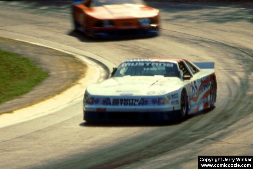 Jim Stevens' Ford Mustang and Chris McDougall's Ford Mustang