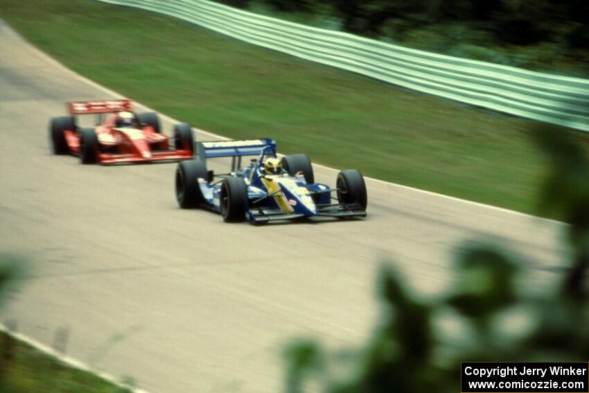 Hiro Matsushita's Lola T-93/06/Ford Cosworth XB and Buddy Lazier's Lola T-92/00/Buick