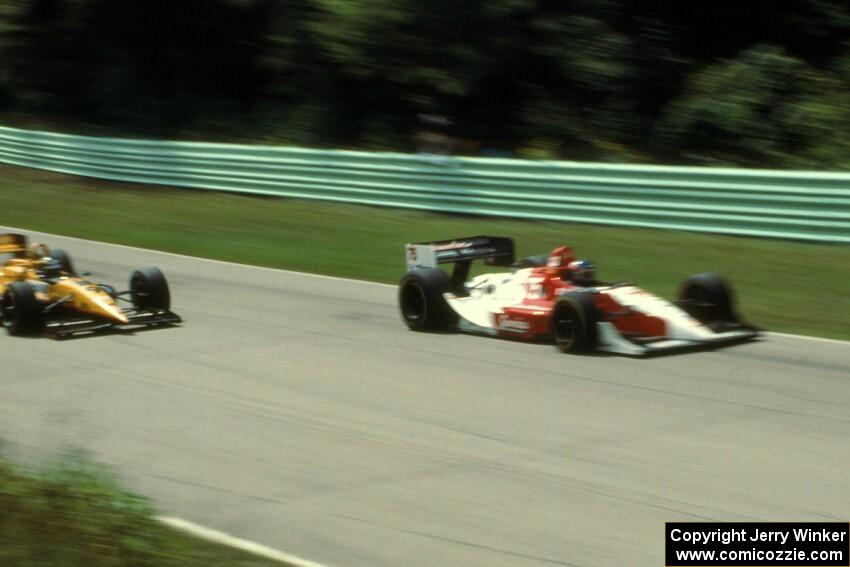 Willy T. Ribbs' Lola T-92/00/Ford Cosworth XB and Raul Boesel's Lola T-93/06/Ford Cosworth XB