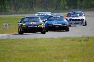 Greg Youngdahl's and Gordon Kuhnley's Spec Miata Mazda Miatas