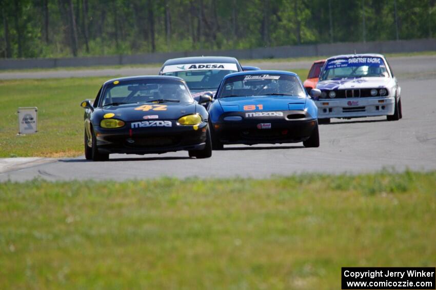 Greg Youngdahl's and Gordon Kuhnley's Spec Miata Mazda Miatas