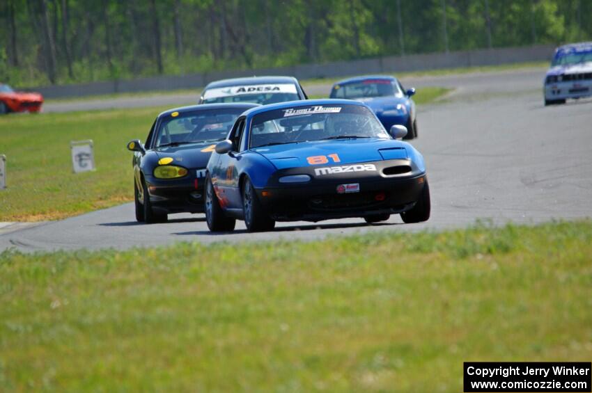 Gordon Kuhnley's and Greg Youngdahl's Spec Miata Mazda Miatas