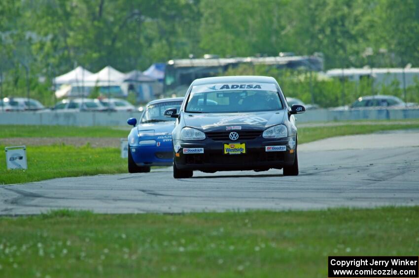 Tom Daly's STU VW Rabbit and Paul Pridday's Spec Miata Mazda Miata