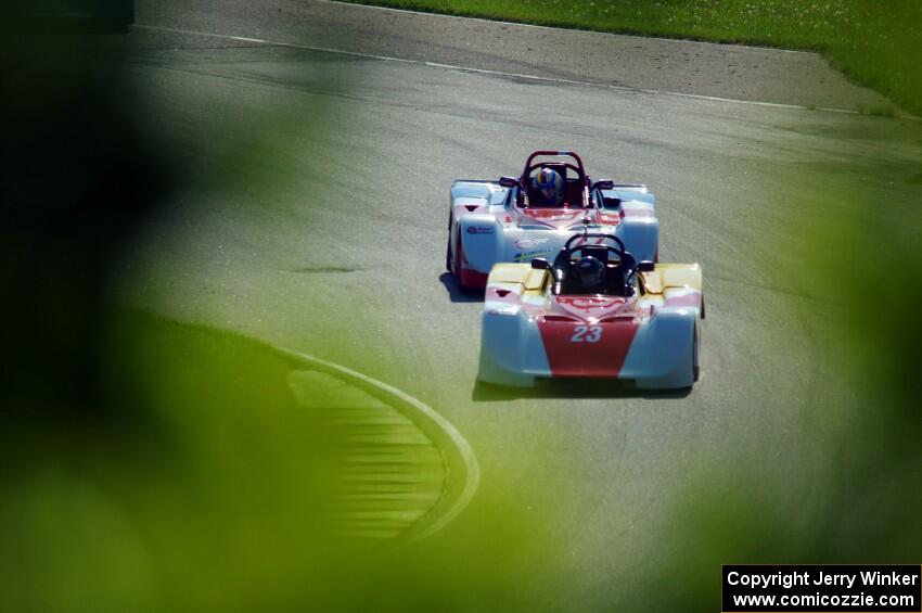 Dave Glodowski's Spec Racer Ford and Sven Mueller's Spec Racer Ford