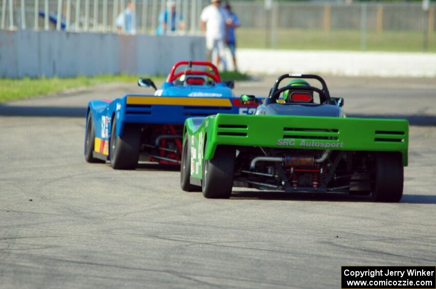 Jim Nash's and Greg Eick's Spec Racer Ford 3s