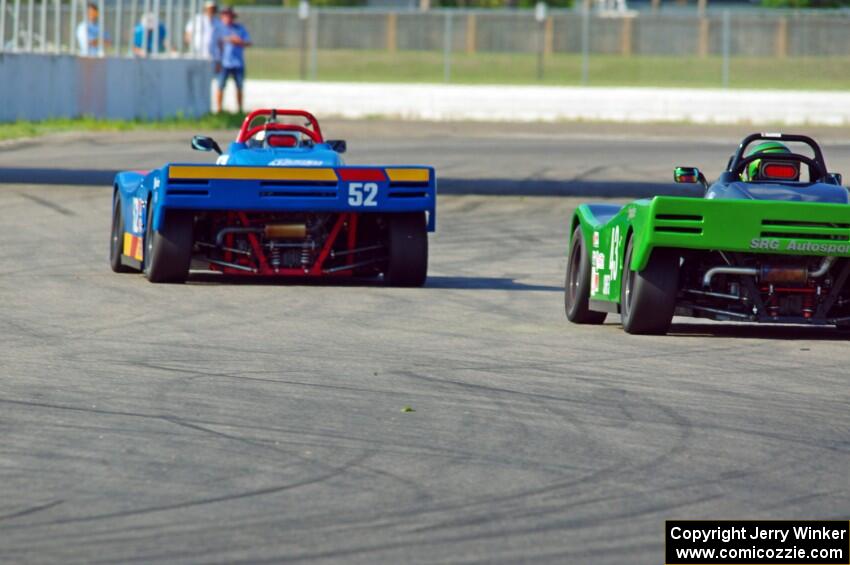 Jim Nash's and Greg Eick's Spec Racer Ford 3s