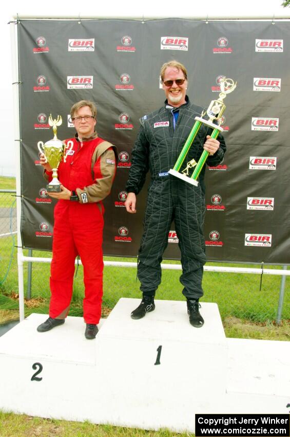 Spec Racer Ford podium) 1. Dave Cammack, 2. Craig Wheatley