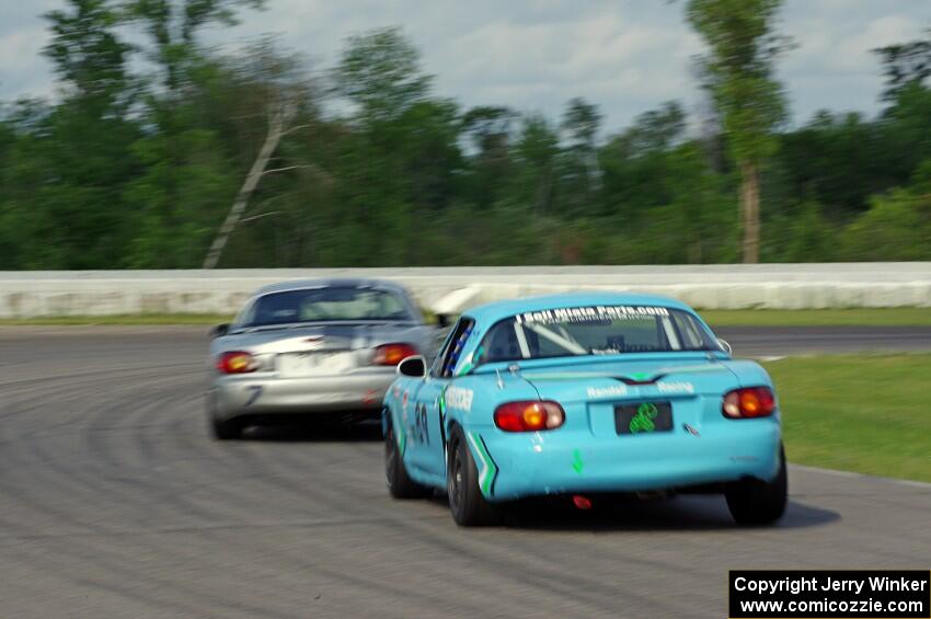 Chris Craft's and Jamey Randall's Spec Miata Mazda Miatas