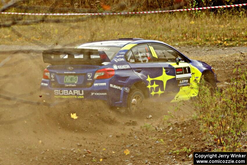 David Higgins / Craig Drew Subaru WRX STi comes through the spectator point on SS9, Arvon-Silver I.